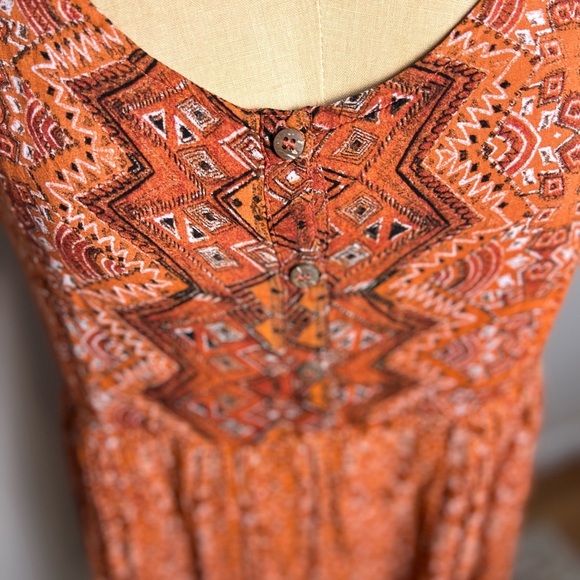 Free People boho women’s pullover short sleeve dress size small - Picture 2 of 7